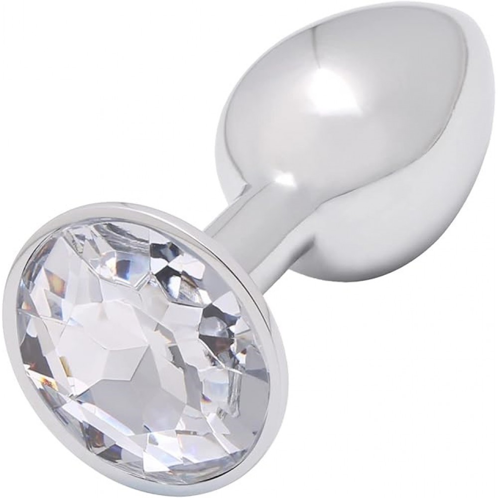 Abc-Toys Anal Plug, Πρωκτική Σφήνα, Round Shape, Crystal, Small Size