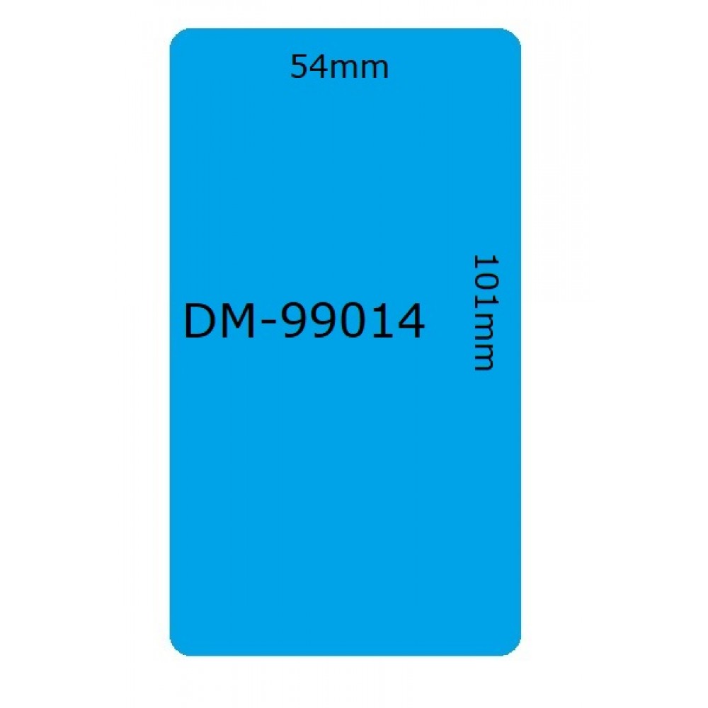 Ετικέτες Γενικής Χρήσης Συμβατή  Dymo Μπλέ 99014 54mmX101mm 220τεμ.