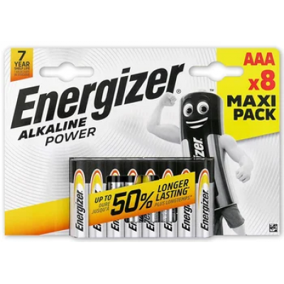 Αλκαλικές Μπαταρίες AAA Energizer Alkaline Power Batteries 8τεμ.