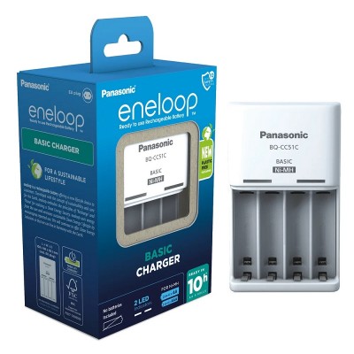 Φορτιστής μπαταριών ni-MH battery charger Panasonic Eneloop BQ-CC51 EKO
