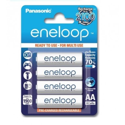 Panasonic Eneloop Επαναφορτιζόμενες Μπαταρίες AA Ni-MH 2000mAh 1.2V 4τμχ