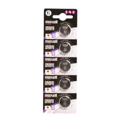 Μπαταρία Λιθίου CR2032 3V Maxell 5τεμ.