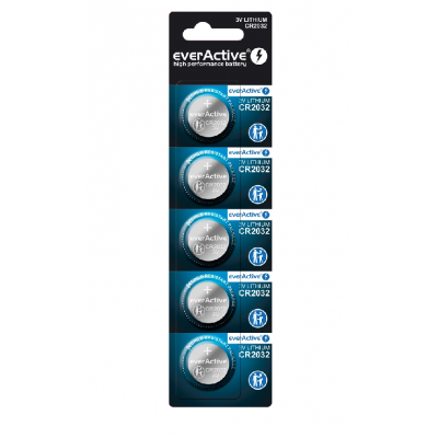 Μπαταρία Λιθίου CR2032 3V EverActive 5τεμ.