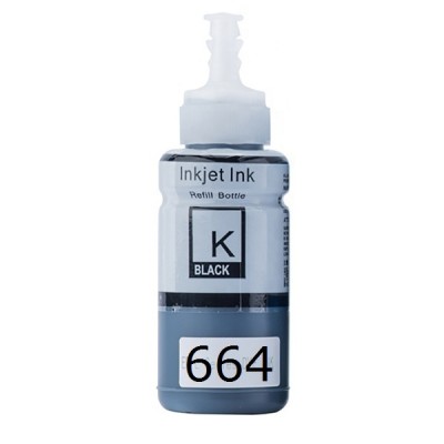 Συμβατό μελάνι T664 Black 1τεμ.