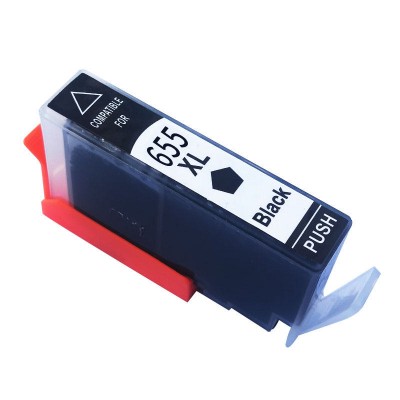Συμβατό μελάνι HP655XL Μαύρο 1τεμ.