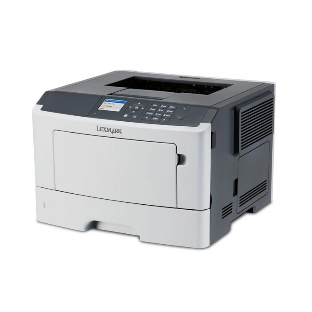 LEXMARK used Printer MS415dn, laser, monochrome,  toner & drum +50%