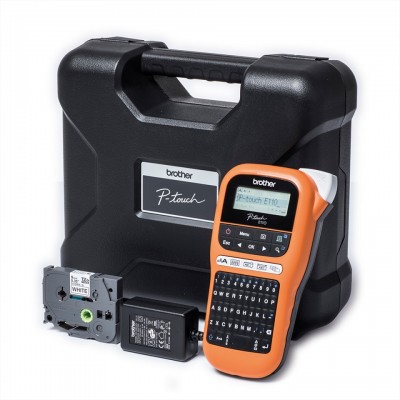 Brother Ηλεκτρονικός Ετικετογράφος Χειρός PT-H110VP (Βαλίτσα + Φορτιστής)