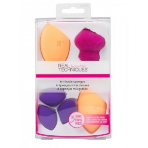 Real Techniques Σετ Σφουγγαράκια Μακιγιάζ για Foundation Miracle Sponges 6τμχ