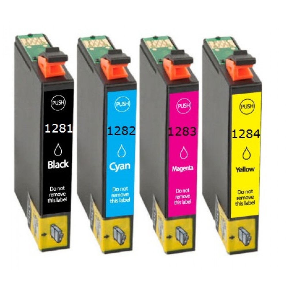 Συμβατά μελάνια 1set T1281 4τεμ.