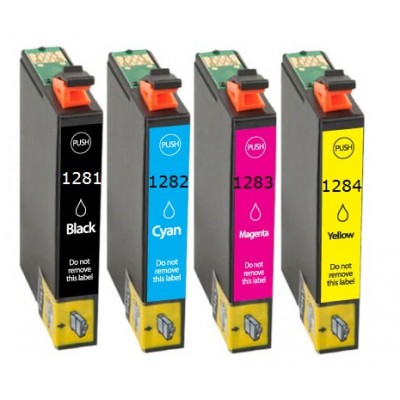 Συμβατά μελάνια 1set T1281 4τεμ.