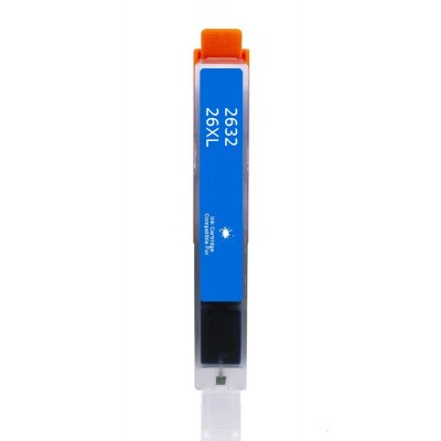 Συμβατό μελάνι μπλέ T2632XL T26XL 1τεμ.