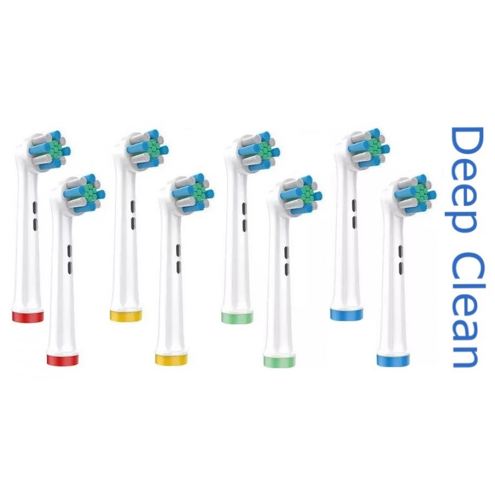 Συμβατά ανταλλακτικά για Oral B Deep Clean Βαθύς Καθαρισμός 8τεμ.