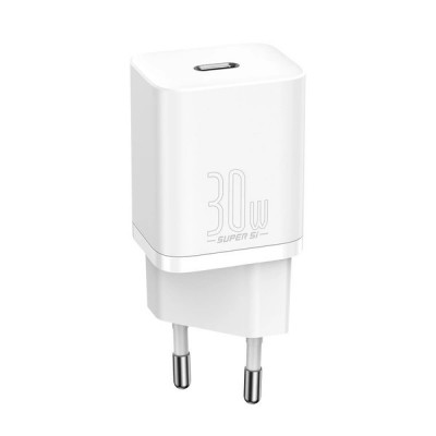 BASEUS SUPER SI QUICK CHARGER 1C 30W (WHITE)