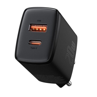 Baseus fast charger USB / USB Type C 20W 3A Quick Charge 3.0