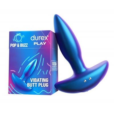 Durex Play Pop & Buzz - anal plug with vibration