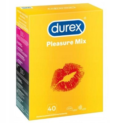 DUREX προφυλακτικά Pleasure Mix 40 Stimulating