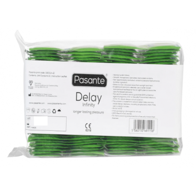 Pasante Προφυλακτικά με Επιβραδυντικό Infinity Delay Bulk 144 Pack