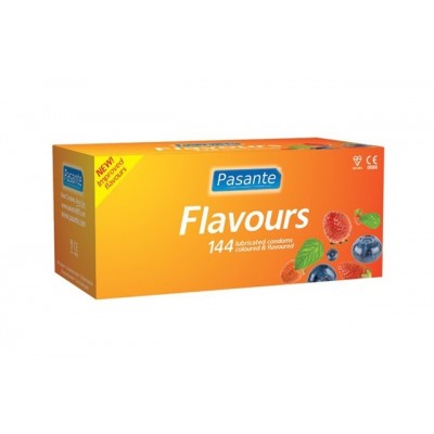 Pasante Προφυλακτικά Flavours Multiflavored 144τμχ